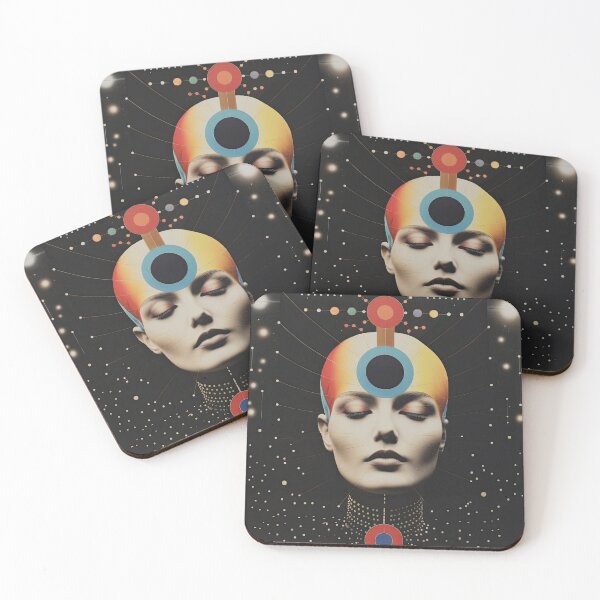 Item preview, Surreal Print Vivid and Colourful Portraiture designed and sold by HappyNouveau.
