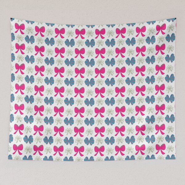 Item preview, Ties and Bows Pink and Blue designed and sold by LenkaDesign.