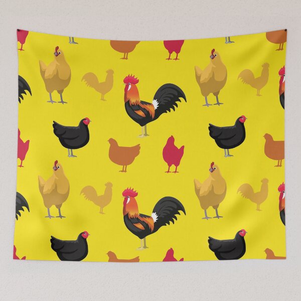 Item preview, Chicken Rooster Hen Australorp Cartoon designed and sold by SUPERHERON.