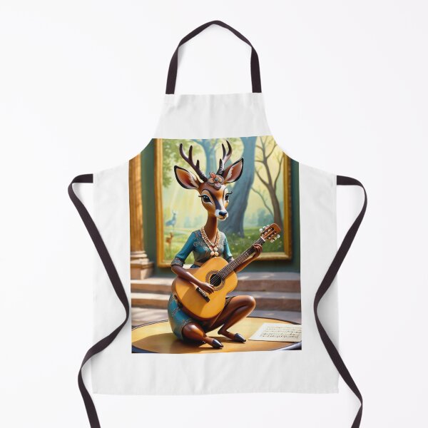 Artikelvorschau, Anthro Deer Playing Guitar entworfen und verkauft von NerdscapeDC.