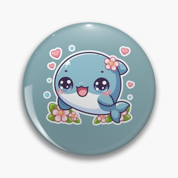 Item preview, Kawaii Cute Dolphin 2 | Pets and Animals for Men and Women t-shirt designed and sold by panchiTWO.