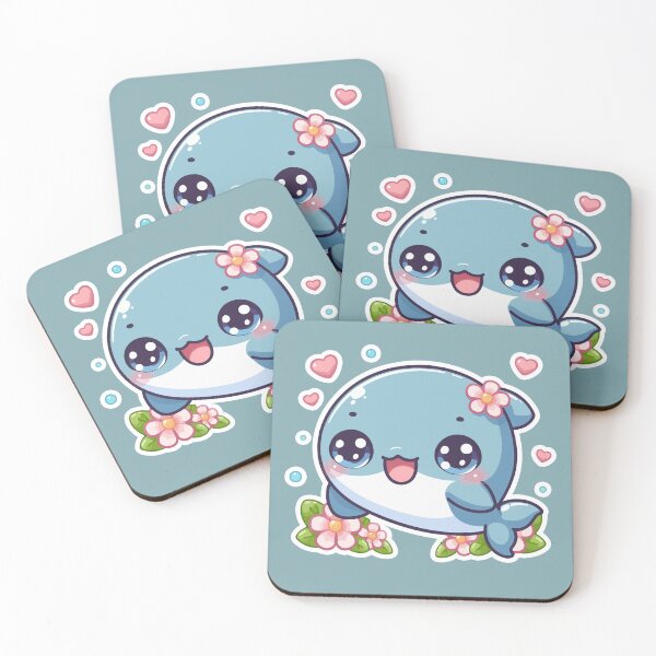Item preview, Kawaii Cute Dolphin 2 | Pets and Animals for Men and Women t-shirt designed and sold by panchiTWO.