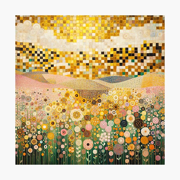 Item preview, Jardin de fleurs Gustav Klimt designed and sold by maniacfitness.