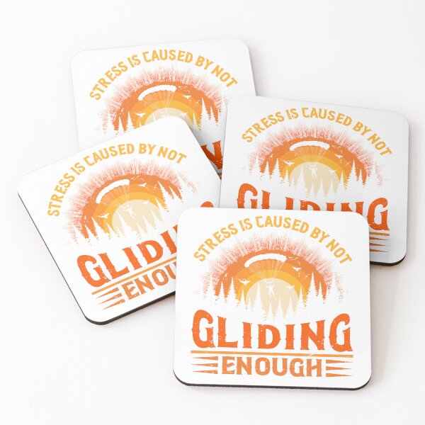 Item preview, Funny Stress Is Caused By Not Gliding Enough Gliders Vintage designed and sold by roboartpixel.