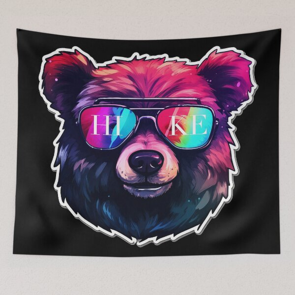 Item preview, Bear Hiking Hike Everest Three Peaks Challenge designed and sold by PaperScaped.