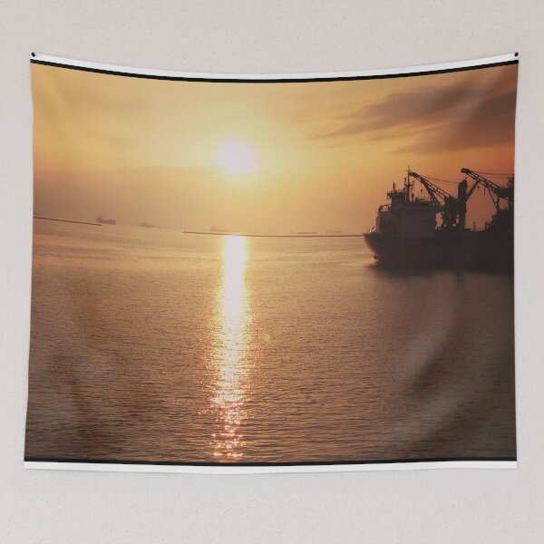 Item preview, Manilla Sunset  Over the Ocean designed and sold by LonelySealCo.