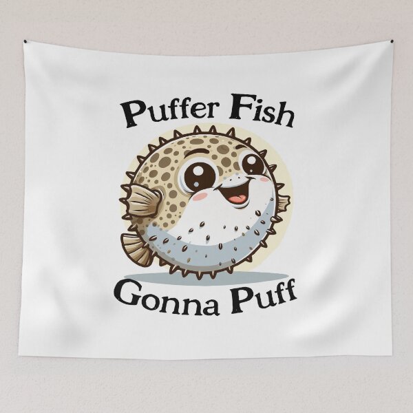 Item preview, Puffer Fish Gonna Puff designed and sold by Angry Swan Designs.