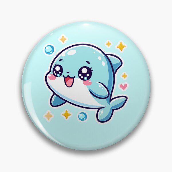 Item preview, Kawaii Cute Dolphin 3 | Pets and Animals for Men and Women t-shirt designed and sold by panchiTWO.