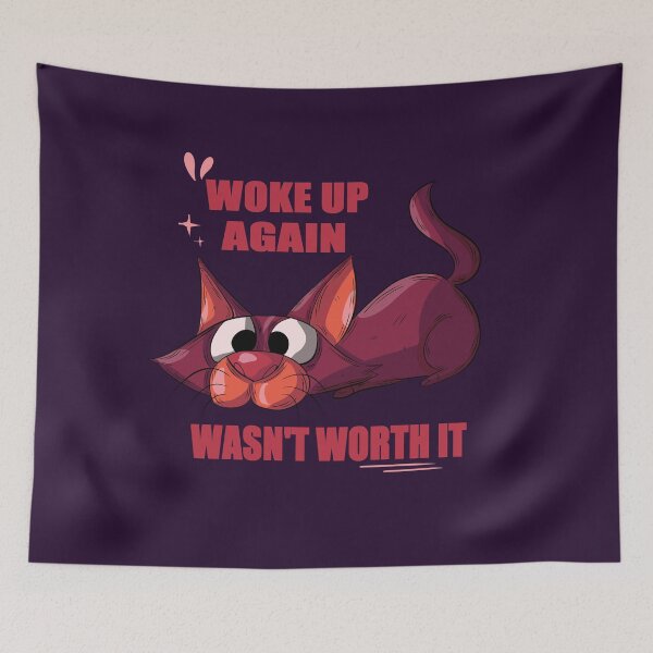 Item preview, Woke up again wasnt worth it designed and sold by Gautamillustra.