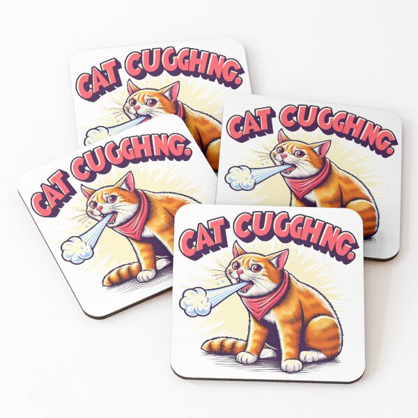 Item preview, Cat Coughng, Cuh At, Cat Lover designed and sold by CosmoLush.