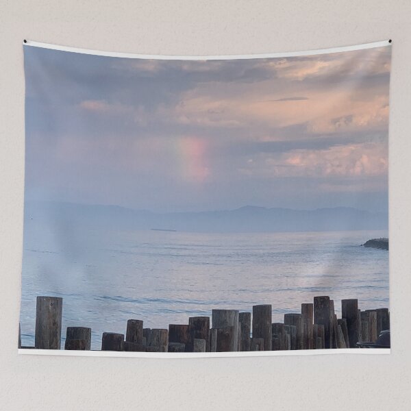 Item preview, Rainbow Over the Pacific Ocean designed and sold by LonelySealCo.