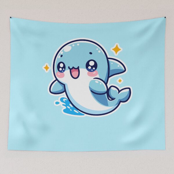 Item preview, Kawaii Cute Dolphin 4 | Pets and Animals for Men and Women t-shirt designed and sold by panchiTWO.