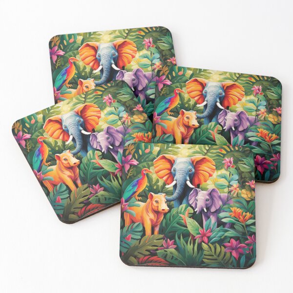 Item preview, Enchanting Wildlife Wonderland: Handcrafted Jungle Magic designed and sold by Shlomo Bracha.