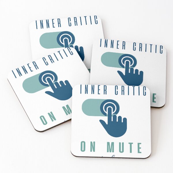 Item preview, inner critic on mute today  positive mindset designed and sold by Anna Sacha.