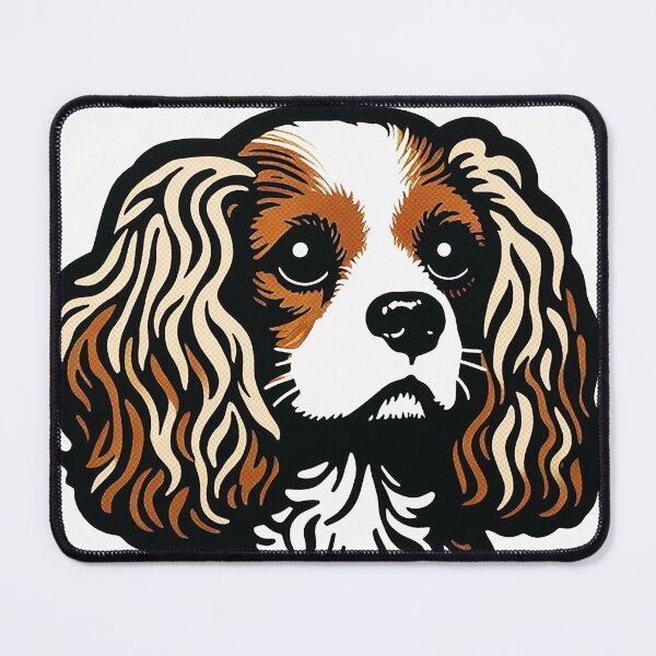 Item preview, King Charles Cavalier Spaniel Pop Art designed and sold by FunnehGacha.