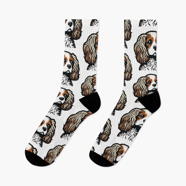 Item preview, King Charles Cavalier Spaniel Pop Art designed and sold by FunnehGacha.
