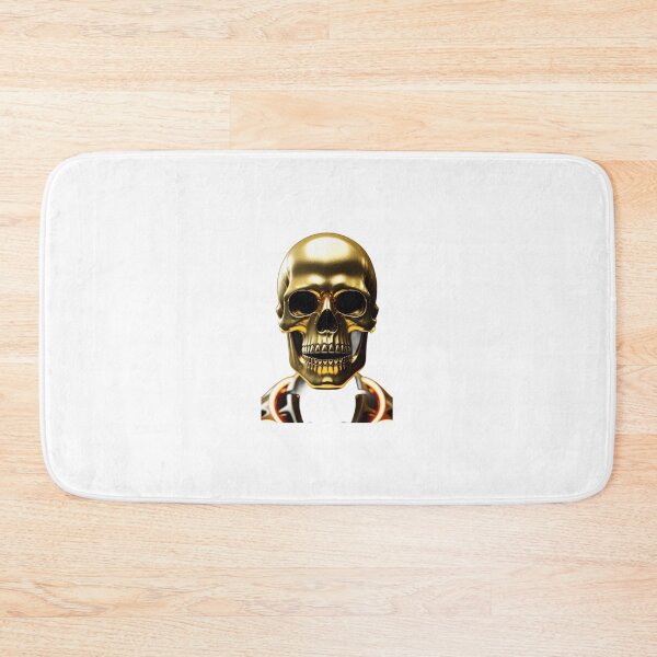 Item preview, neon gold skull designed and sold by Wxjtecki.