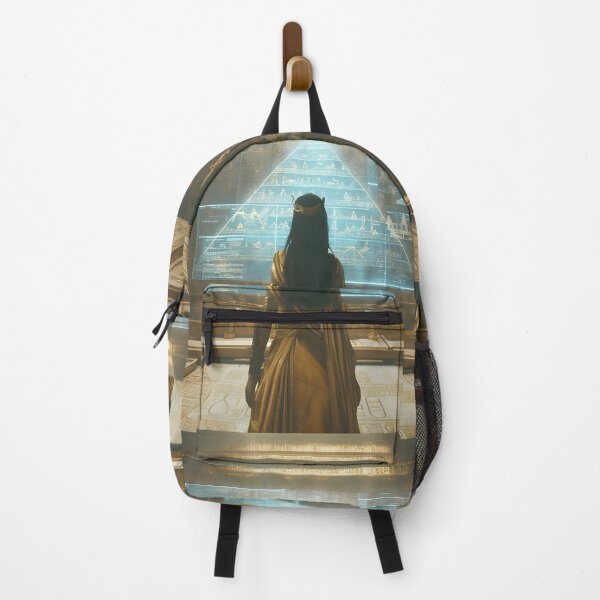 Item preview, Ethereal Fusion: Futuristic Holograms in Ancient Egypt designed and sold by AI-Only Creations.