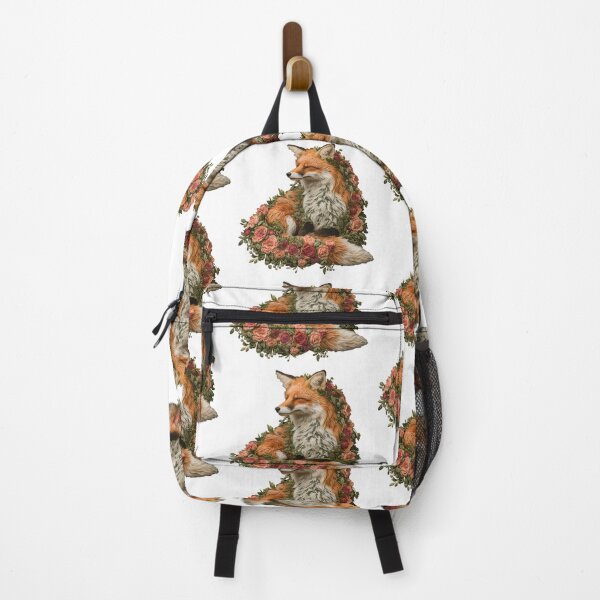 Item preview, Embroidered cutting fox in flowers. Wild Red fox designed and sold by Anastasiia Yurevych.