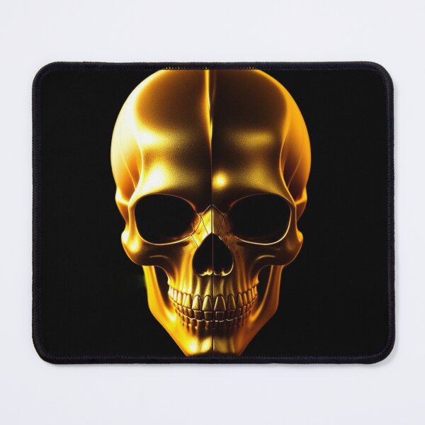Item preview, neon gold skull designed and sold by Wxjtecki.
