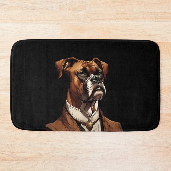 Item preview, Minimal Boxer Dog Portrait Art designed and sold by ChicTrendz.