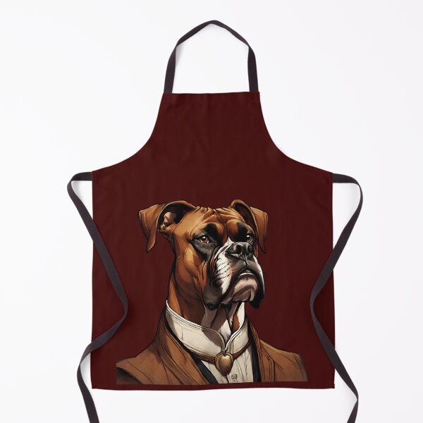 Item preview, Minimal Boxer Dog Portrait Art designed and sold by ChicTrendz.