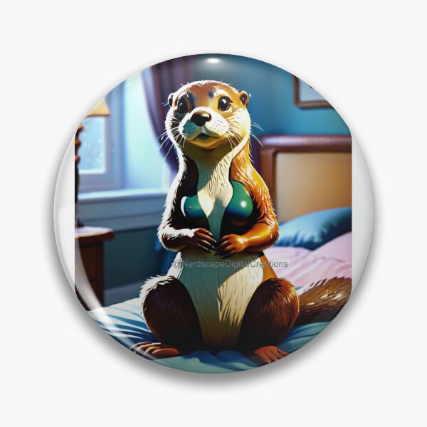 Item preview, Anthro Female River Otter designed and sold by NerdscapeDC.