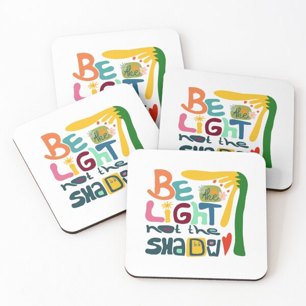 Item preview, be the light not the shadow, motivation designed and sold by eigenart-sylvia.