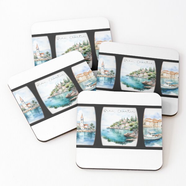 Item preview, Brac, Island Croatia adriatic sea view designed and sold by Anna Sacha.