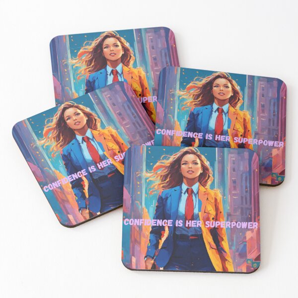 Item preview, Confidence Is Her Superpower designed and sold by TheCurlyOneArt.