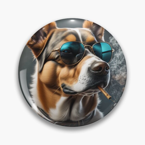 Item preview, perro fumador designed and sold by Nikki-Designz.