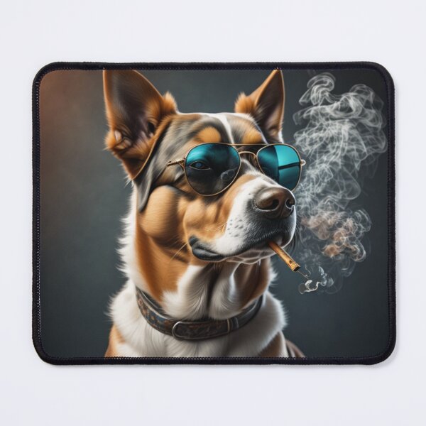 Item preview, Smoking dog designed and sold by Nikki-Designz.