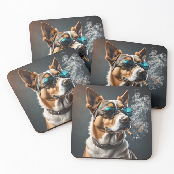 Item preview, Smoking dog designed and sold by Nikki-Designz.