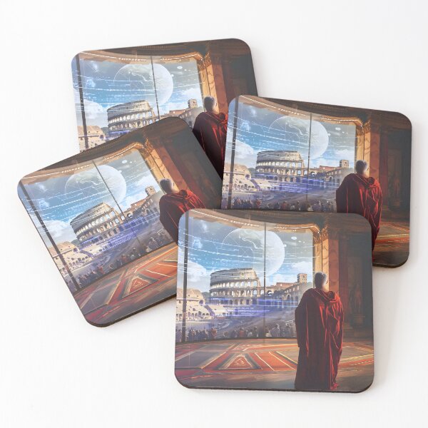 Item preview, Ephemeral Majesty: Futuristic Rome Unveiled designed and sold by AI-Only Creations.