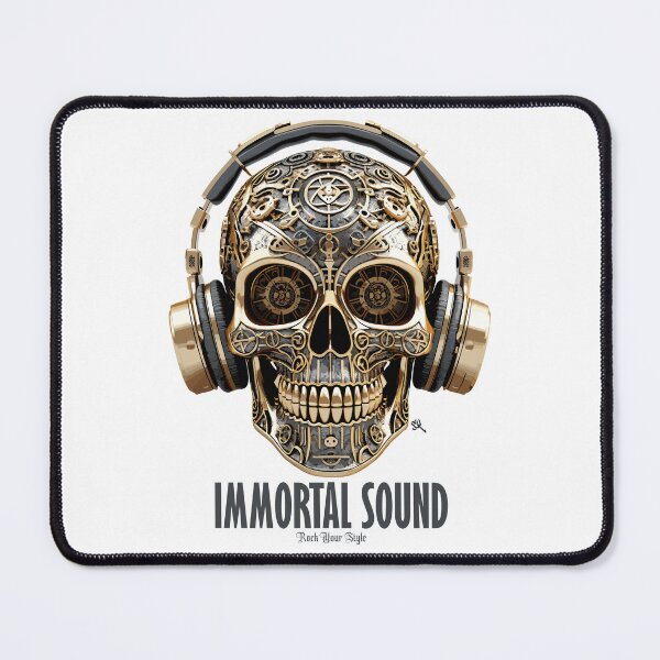Item preview, Immortal Sound - The Skull Club, skull, skull, headphones designed and sold by HIGUMAX.