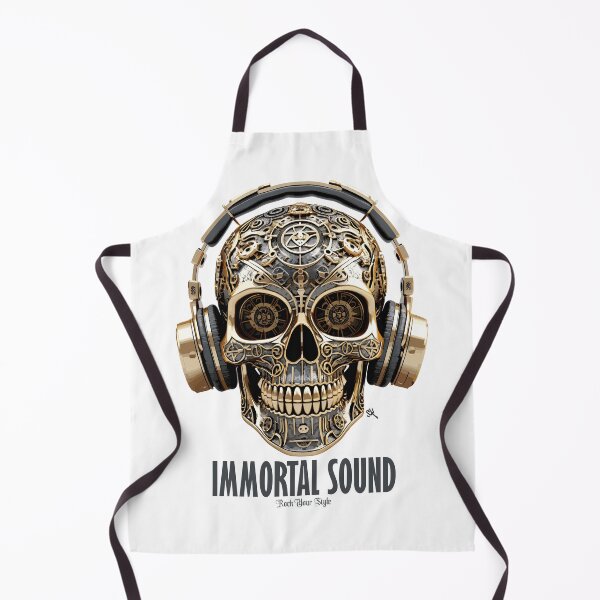 Item preview, Immortal Sound - The Skull Club, skull, skull, headphones designed and sold by HIGUMAX.