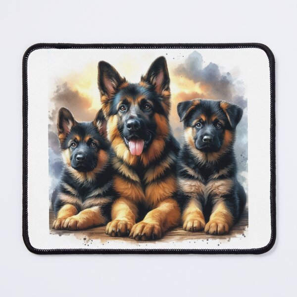 Item preview, Alsatian's Mousepad. designed and sold by MICKSPIKS.