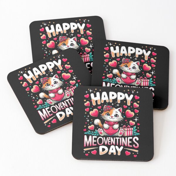 Item preview, Happy Meowentines Day designed and sold by Print_Fuse.
