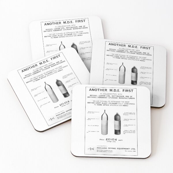 Item preview, Vintage Scuba Cylinder Ad designed and sold by chrismphotog.