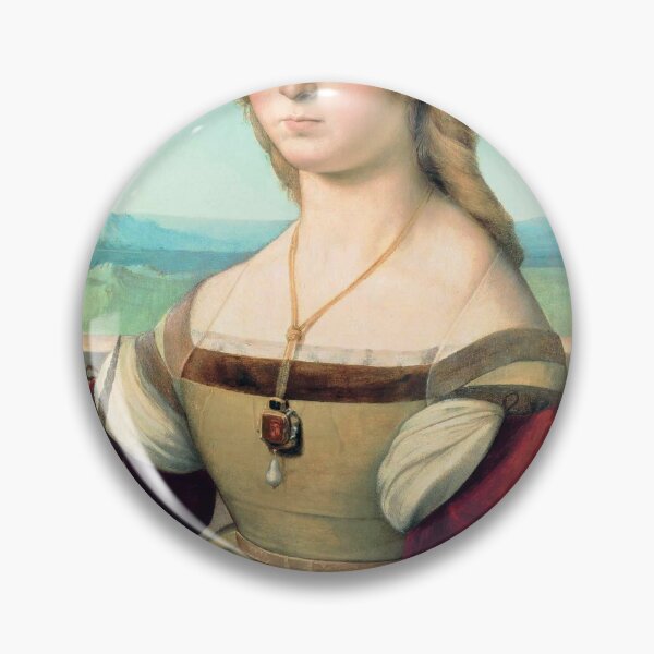 Item preview, Raffaello Sanzio // Young Woman With Unicorn art poster designed and sold by 33ll.