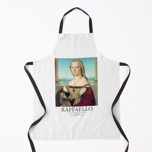 Item preview, Raffaello Sanzio // Young Woman With Unicorn art poster designed and sold by 33ll.