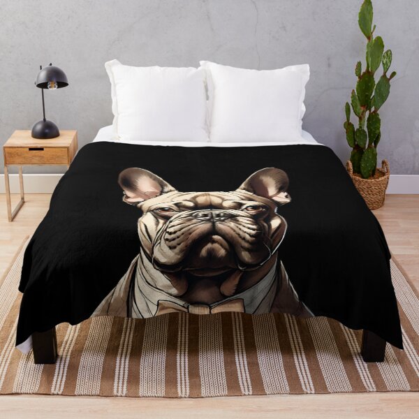 Item preview, Elegant French Bulldog Portrait Timeless Canine Sophistication designed and sold by ChicTrendz.