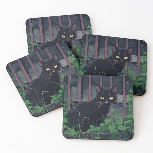 Item preview,  black cat looking at you designed and sold by PricklyPeanut.