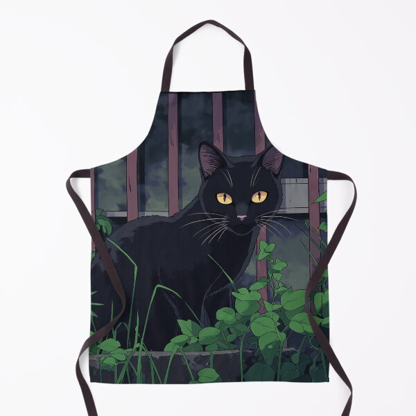 Item preview, black cat looking at you designed and sold by PricklyPeanut.