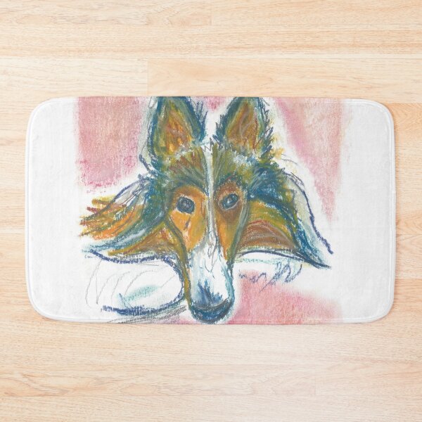 Item preview, Rough Collie portrait in soft pastel. designed and sold by DebTheZeb.