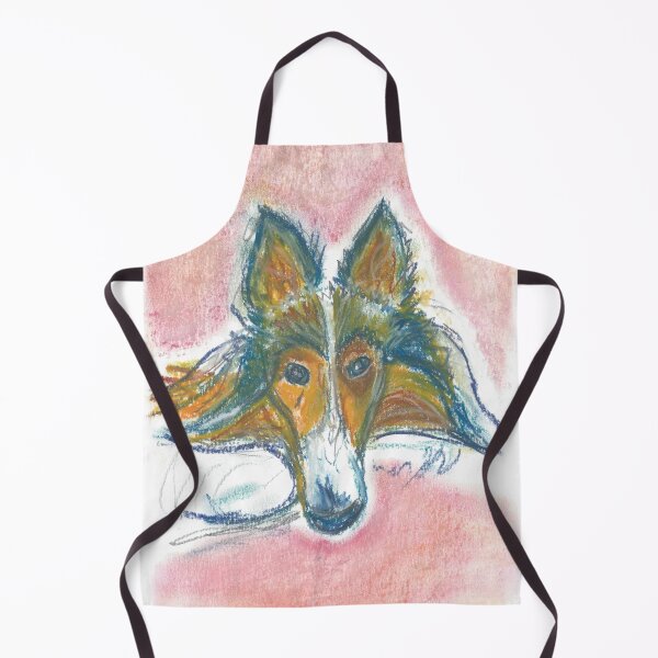 Item preview, Rough Collie portrait in soft pastel. designed and sold by DebTheZeb.