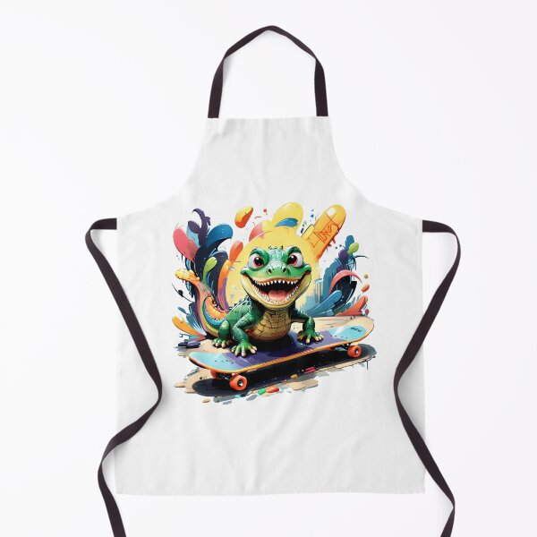 Item preview, Crocodile On Skateboard designed and sold by KeopsMurat.