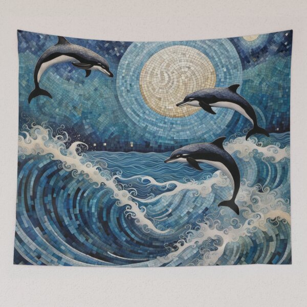 Item preview, Acrobatic dolphins designed and sold by O-and-Co.