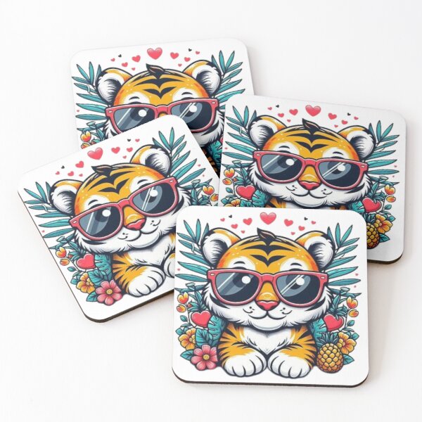 Item preview, Tiger King Wearing Sunglasses designed and sold by Obinne.