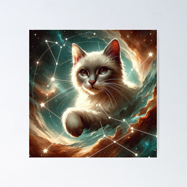Item preview, Virgo: Analytical Cat, Practical Perfectionist designed and sold by ZodiBlend.
